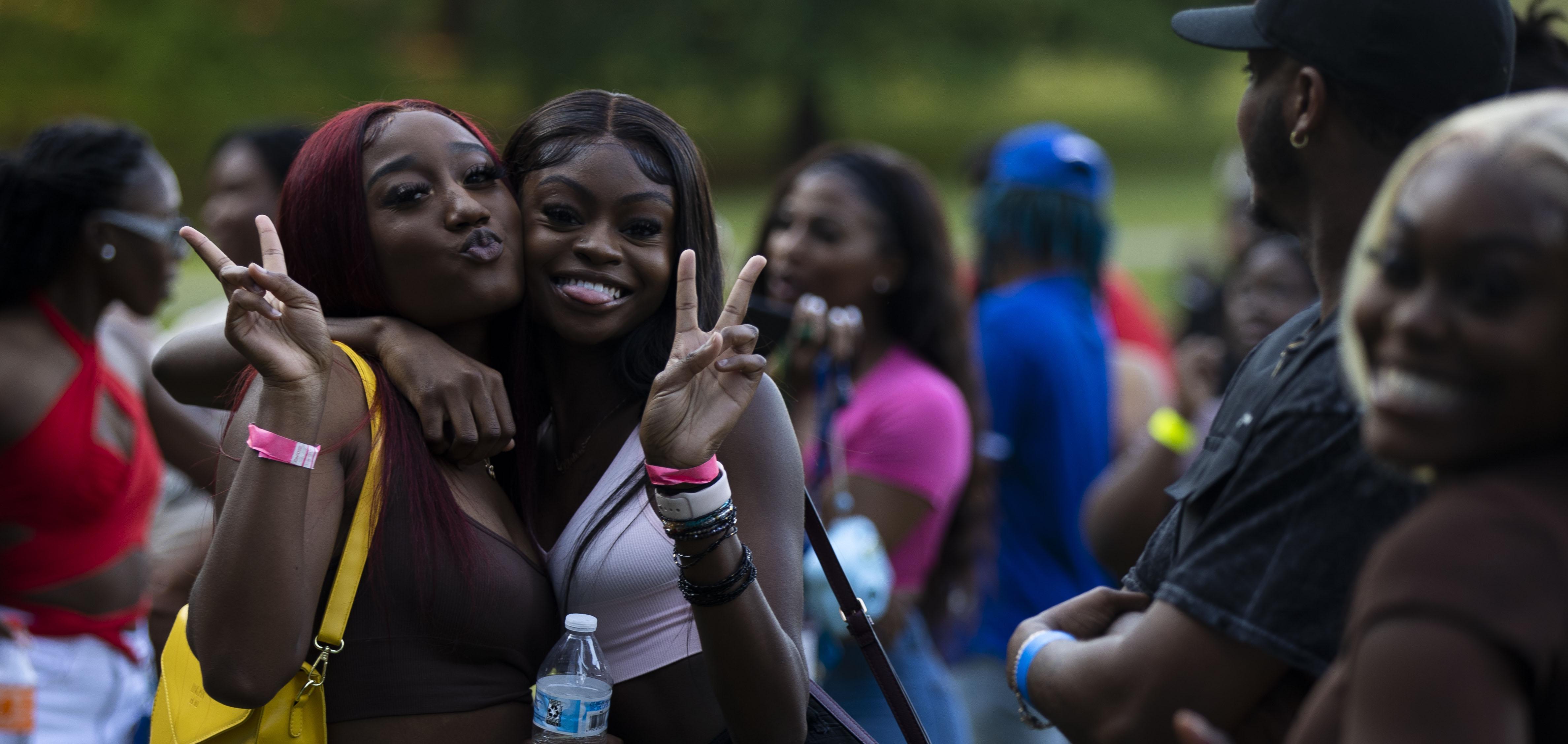 two African-American girls